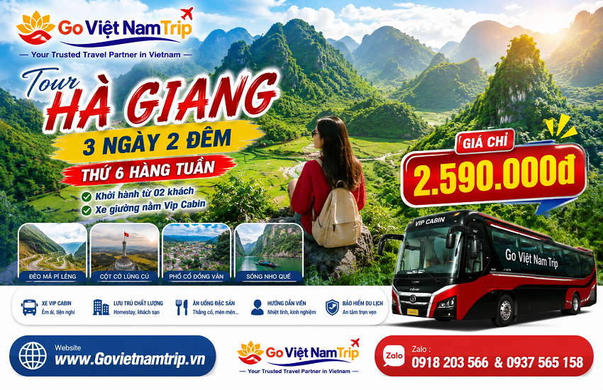 Tour Hà Giang 3 Ngày 2 Đêm Từ Hà Nội