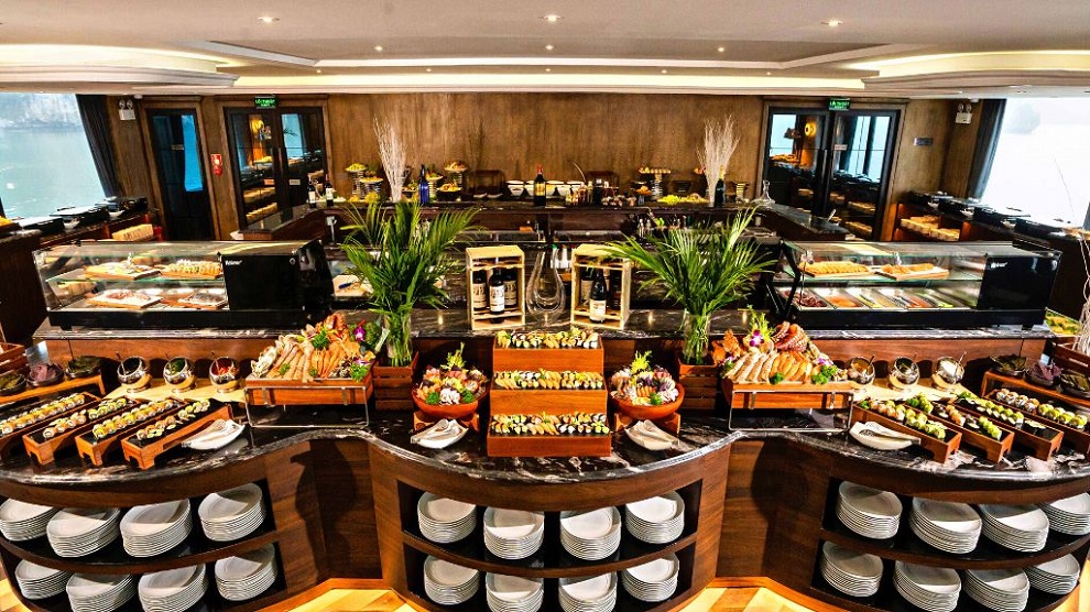 Du Thuyền Ambassador Cruise 6 Sao Hạ Long 1 Ngày | Buffet Cao Cấp