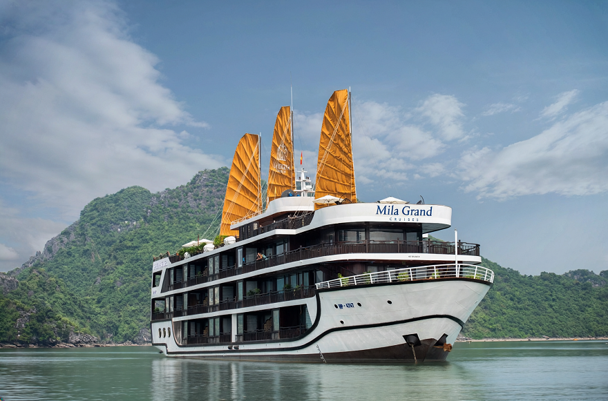 Du Thuyền Mila Cruise 3 Ngày 2 Đêm | Vịnh Hạ Long – Lan Hạ 5 Sao