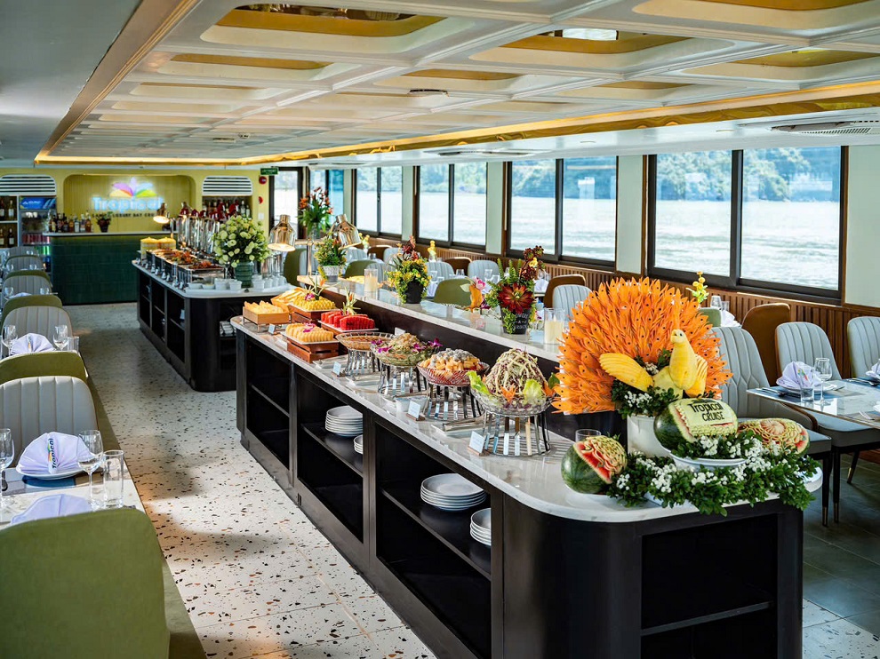 Du Thuyền Tropical Cruise 5 Sao | Tour Vịnh Lan Hạ 1 Ngày Cao Cấp