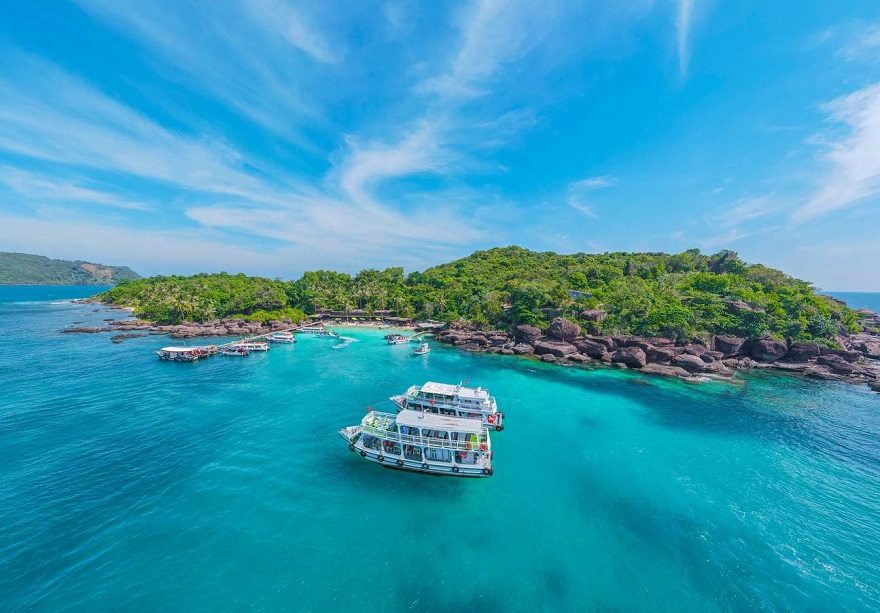 Tour Phú Quốc 4 Đảo Cáp Treo Hòn Thơm | Buffet Trưa & Flycam Miễn Phí