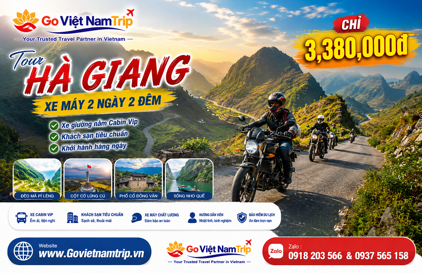 Tour Xe Máy Hà Giang 2 Ngày 2 Đêm